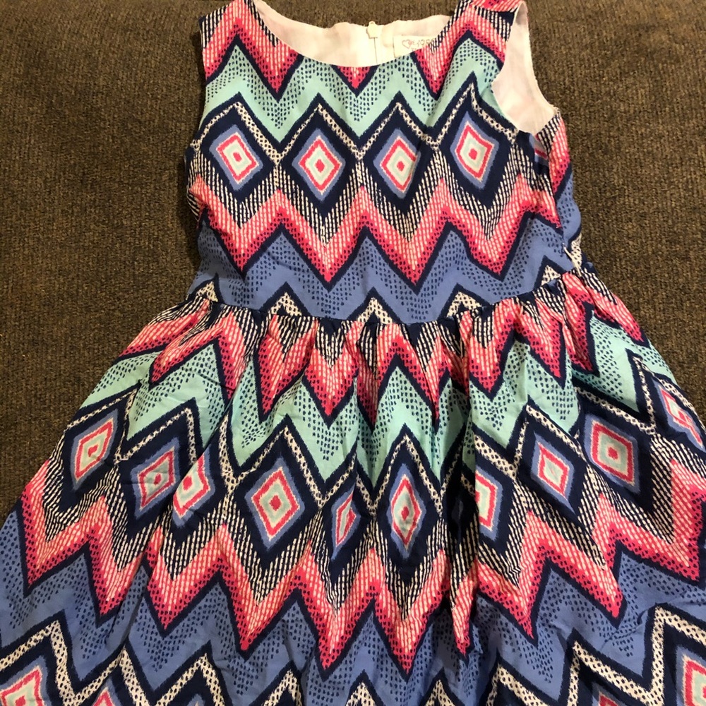 Children’s Place - Pink & Blue Lined Dress